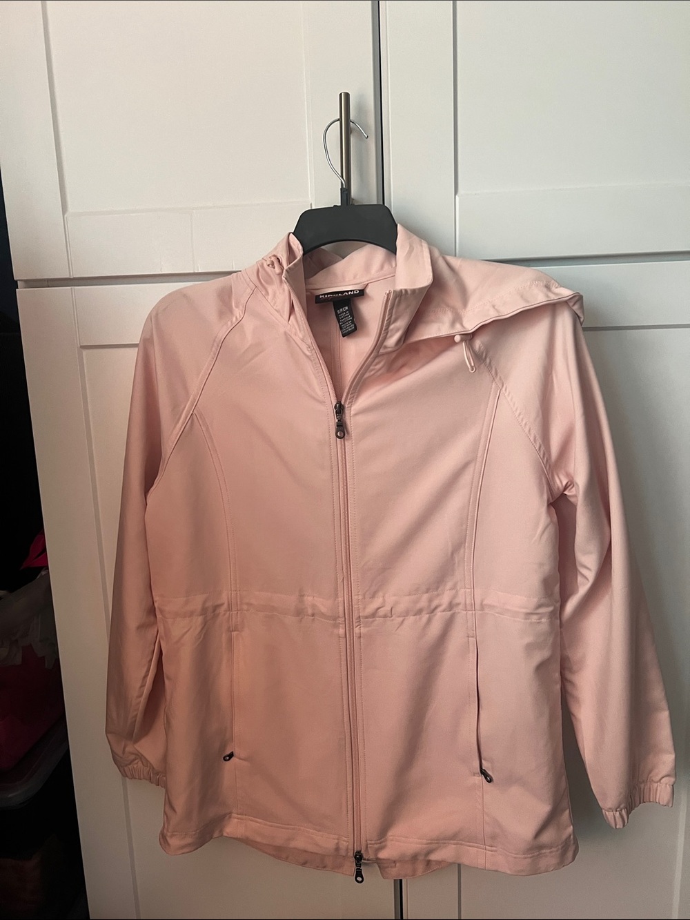 Kirkland Signature Light Pink Hooded Utility Jacket